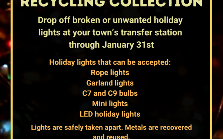 Holiday Lights Recycling Image (PNG)