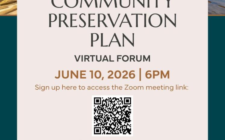Community Preservation Plan Flyer