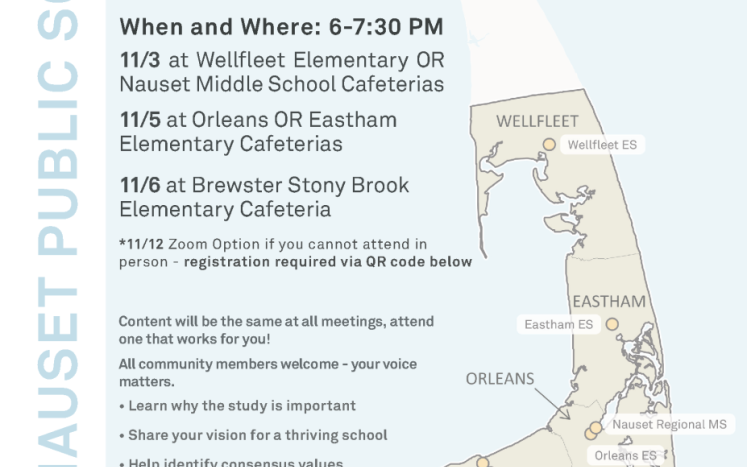 Engagement Flyer- Nauset Community Engagement Sessions