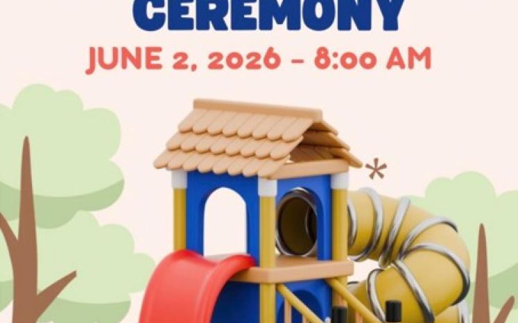 Playground Ribbon Cutting Invite